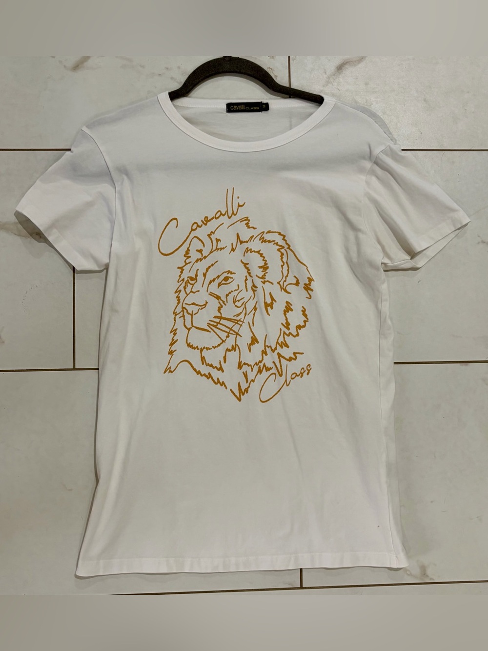 Cavalli Class By Roberto Cavalli Womens Lion Tee M